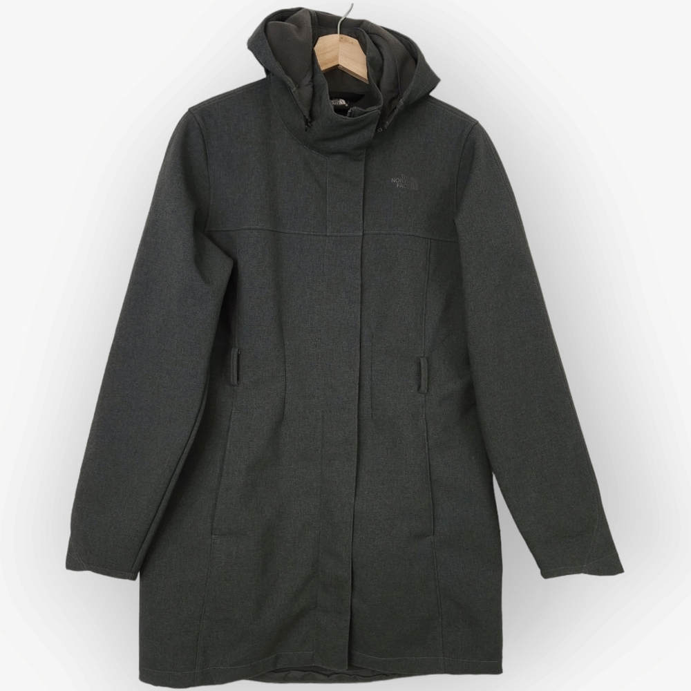 The North Face Apex Bionic Trench Jacket Charcoal Gray Size Medium